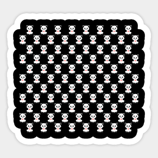 07 - Cute Cat Patterns Sticker